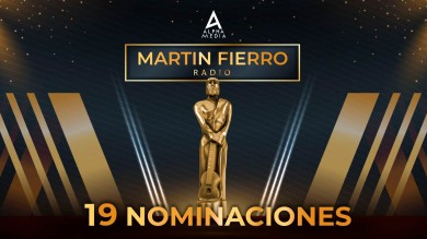 19 nominaciones para las emisoras del Grupo Alpha Media en los Martín Fierro de Radio 2025